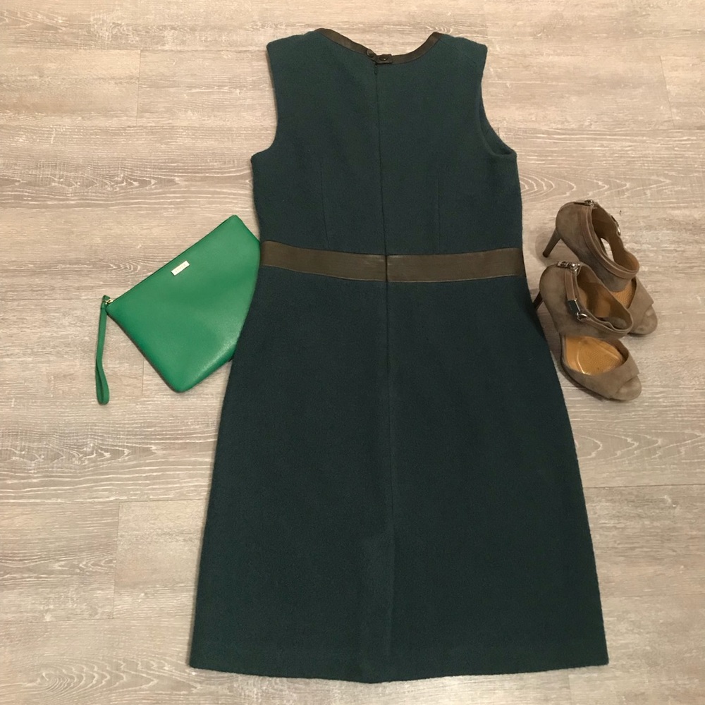 Rachel Roy wool dress with leather trim - Picture 2 of 8